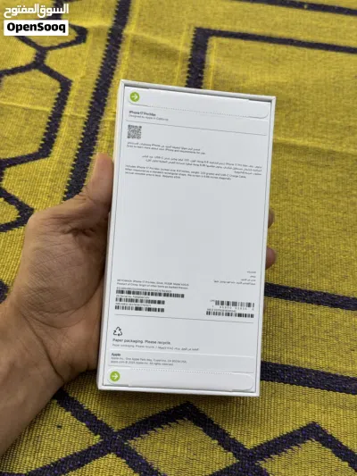 iPhone 17 promax 512GB silver Middle East version also excellent price 2