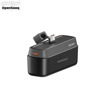 بنك طاقة بورودو 5000 مللي أمبير/ساعة مع موصل USB من النوع C، PD 20 واط، 0-60% في 35 دقيقة، صغير الحج 2