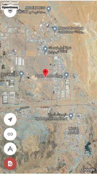أرض سكني تجاري للبيع محافظة مسقط بوشر المسفاة قرب الشركات والمحلات التجارية سعر مناسب 4
