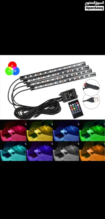 اضواء LED داخليه للسياره 2