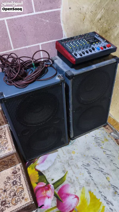 السلام عليكم سماعات SPK2 مع جهاز ياماها تابعو الوصف 3