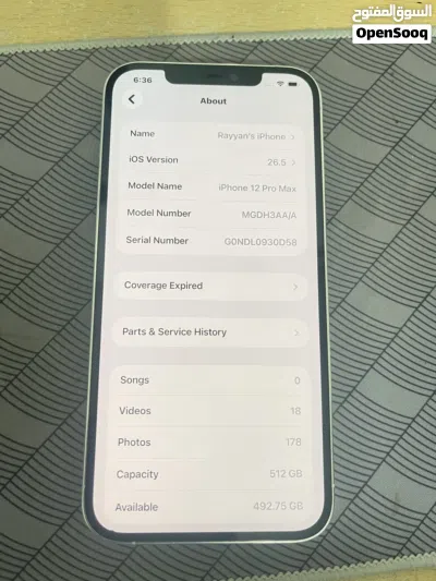 iPhone 12 Pro Max (512) GB 4