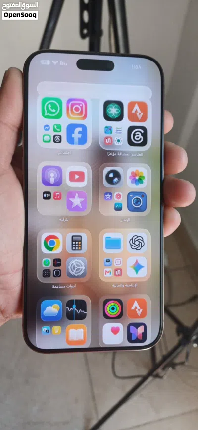 iPhone 16 Pro Max 256GB ذهبي خطين بطارية 93% نظافة وكالة 2