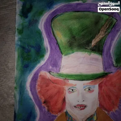 رسمه لشخصيه كرتون من فلم ales in Wonderland 2