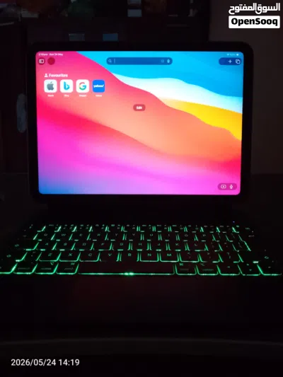 حافظة الايباد المغناطيسية intaeck neomagic keyboard 3