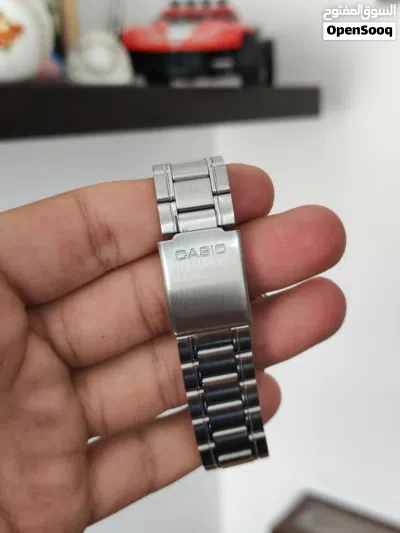 ساعة كاسيو casio رجالية بحالة الوكالة 4