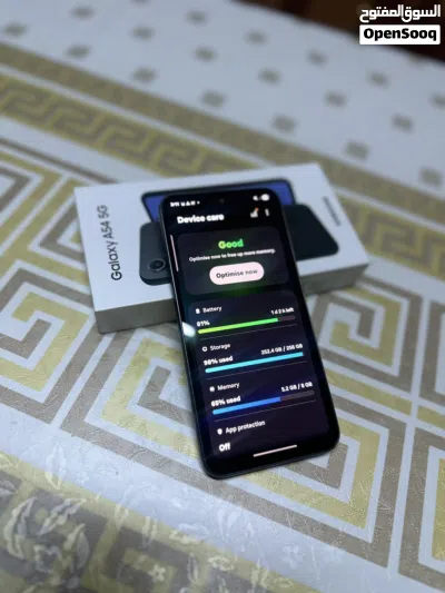 A54 5G 265GB لا يوجد اي عيوب او خبوش وخالي من الصيانة 4