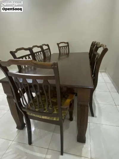 Dining Table with 8 Chairs – Neat & Clean – Excellent Condition 4