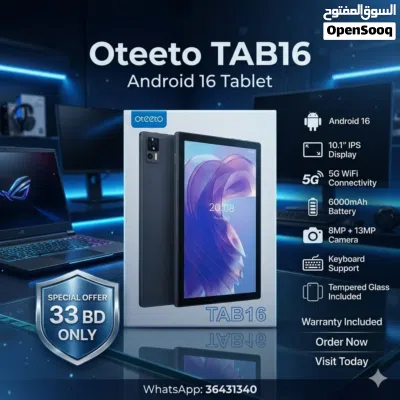 New 5G Smart Android Tablet with Pen 10 Screen Dual Sim 12GB RAM 512GB Storage With Keyboard+Cover 2