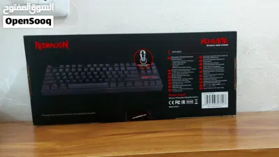 للبيع Redragon K552 Kumara Blue Switch – كيبورد ميكانيكي احترافي للألعاب والبرمجة بحالة ممتازة 2
