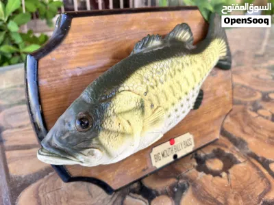 لعشاق النوادر: سمكة بيلي باس الأصلية الشهيرة (Big Mouth Billy Bass) اقرا الوصف مهم 2