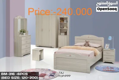غرفة نوم مع مرتبة طبية 120×200×12 س Bedroom Set With Medical Mattress 120x200x12cm-Made in Malaysia 2