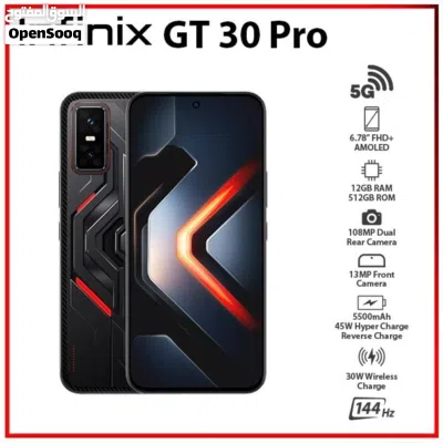 Infinix Gt 30pro 512gb &256gb 4