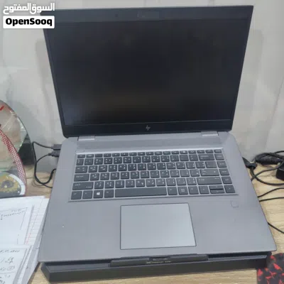لابتوب hp zpook للبيع مستعمل نظافه 99% 2