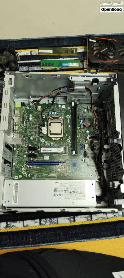 بيسي مستعمل Dell optiplex 3080 tower (MT)+كرت شاشة 1050 GIGABYTE الدفع فقط كاش او بنفت 3
