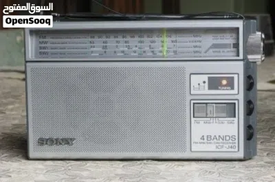 راديو 4 موجات SONY بحاله ممتازه للبيع صنع اليابان شبه جديد 4