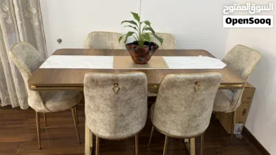 Luxury Dining Table Set with 6 Chairs – Excellent Condition 2