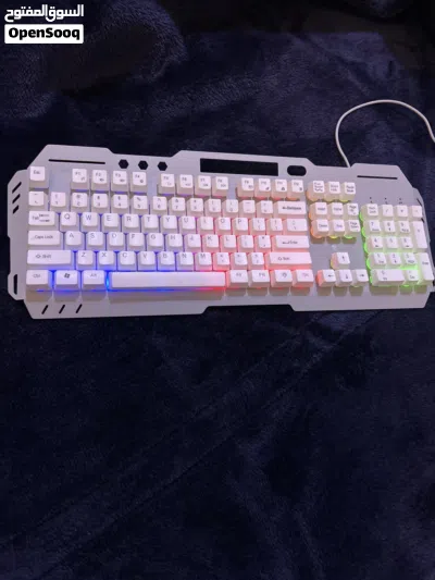 كيبورد قيمنق RGB بسعر خرافي ومعقول مستعمل بحاله الوكاله سعره 12 وقابل للتفاوض بشكل بسيط 2
