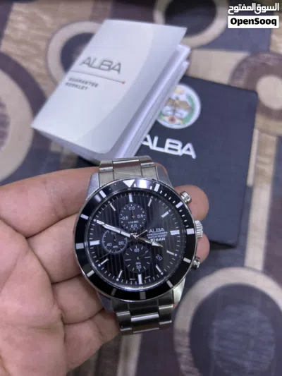 ساعه ALBAمستعمله بحاله ممتازه ولا فيها شخط للتواصل واتس 2