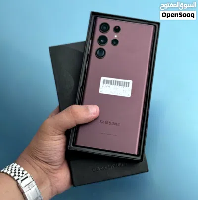 لا يفوتك : Samsung S22 ultra 256gb هاتف بحالة الوكالة بدون اي شموخ أو مشاكل مع ضمان و ملحقات 2
