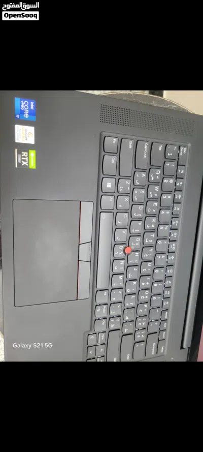 Lenovo ThinkPad P1 Gen 4 i7-11850H 4K HDR 3840x2400 Touch 15.6 شاشة لمس حجم 16GB رام Nvme GB 5 2