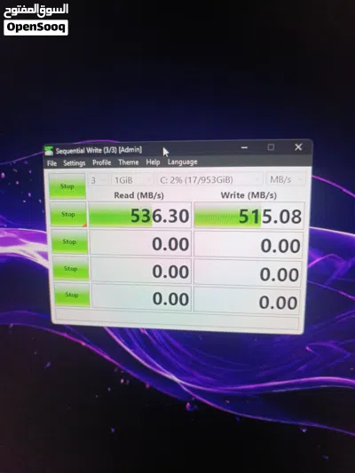 مستعمل M.2 SATA SSD 1T 4