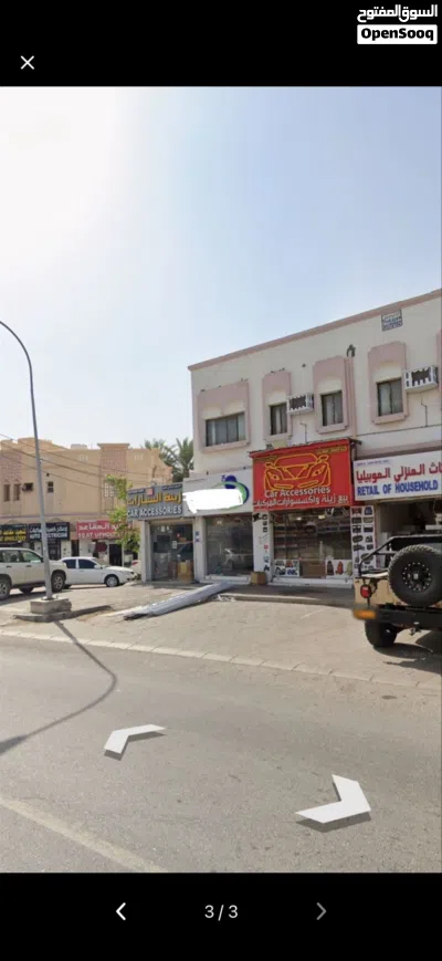 للايجار محل تجاري ممتاز ورخيص بالسيب. شارع الشرادي 2