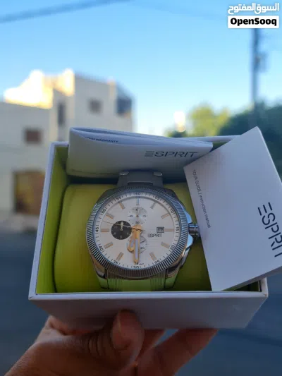 للبيع ساعة ESPRIT جديدة غير مستعملة مخزنة معها كامل ملحقاتها 2