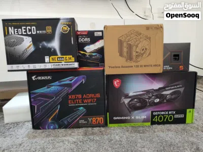 تجميعة عاليه بكرت 4070super و 7600x ورام DDR5 4