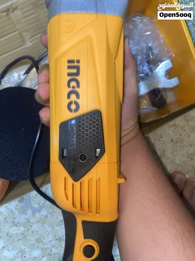 بوليش سيارات INGCO 1400W جديد بالكرتونة مع جميع الملحقات 4