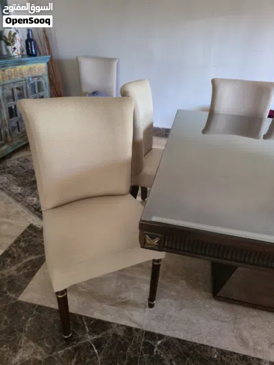 طاولة سفرة فقط مربعه 120/120 2
