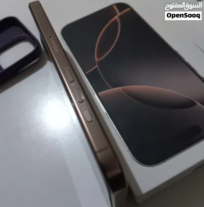 iphone 16pro سعة تخزين 128 لون صحراويDesert Titanium 3