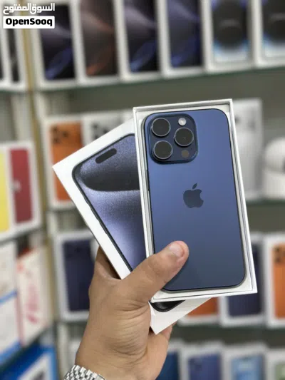 عرض خاص : iPhone 15 pro 128gb هواتف بحالة الوكالة مع ضمان بدون اي شموخ أو ماشكل و مع ملحقاته 2
