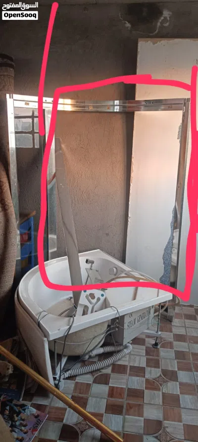 شاور حمام استخدام بسيط 2
