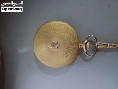 ساعة جيب فضة مطلي ذهب 10 ميكرون AVILL 2