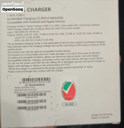 Samsung 45w charger new never open never use Pm 2
