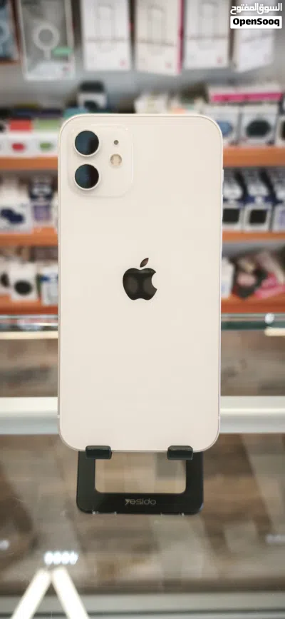 iphone 12 تخزين : 128g بطارية : 89% لون ابيض + بنفسجي وكالة الوكالة بسعر الحررررررق 2