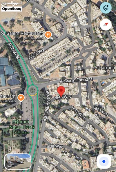 ارض بها منزل للبيع فالقرم 2