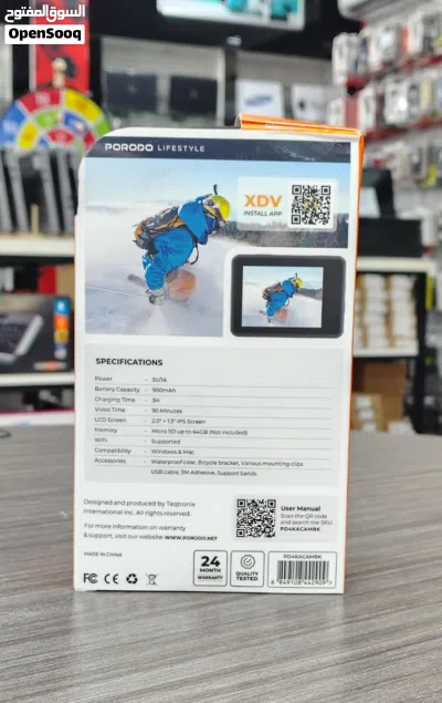 Brand New Porodo 4K action camera in Muscat Wifi Supported 2