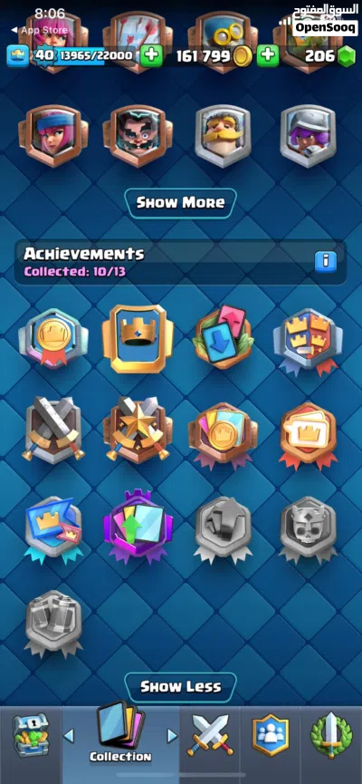 Clash Royale with Squad busters account 4