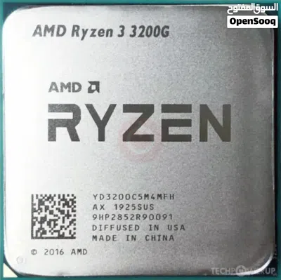 معالج AMD RyzenTM 3 3200G مع بطاقة رسومات RadeonTM Vega 8 بدون الكرتون 3