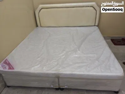 DOUBLE BED WITH METRESS ALMOST NEW. Plastic cover is also there without any defects. 2
