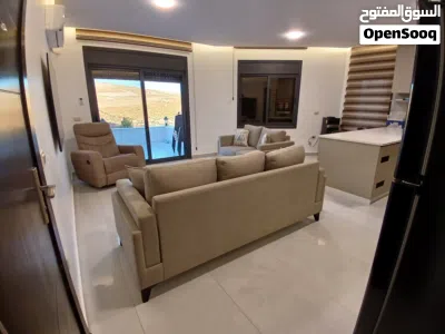 شقة أرضية مفروشة بالكامل للإيجار – البنيات / طريق المطار 2