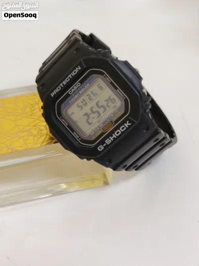 للبيع ساعة Casio G-Shock G-5600UE الأصلية، تعمل بالطاقة الشمسية Tough Solar، مقاومة للصدمات والماء 3