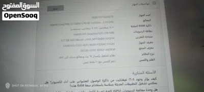 للبيع لابتوب للمس Dell يدعم القلم ذاكرة 500 m.2 4