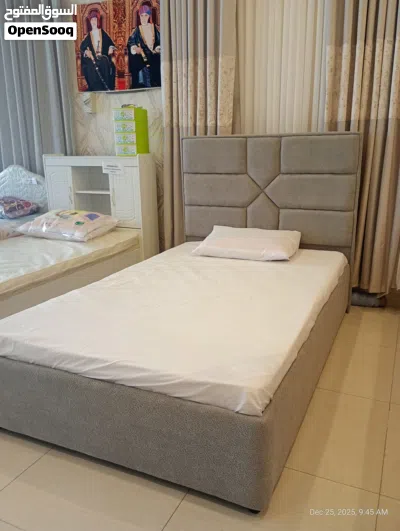 سرير 120×190 سم مع مرتبة Bed 120x190cm With Mattress 2