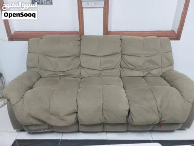 6 seater recliner one seater two seater and 3 seater each from Danube. Used for sell. Demand OMR 240 2