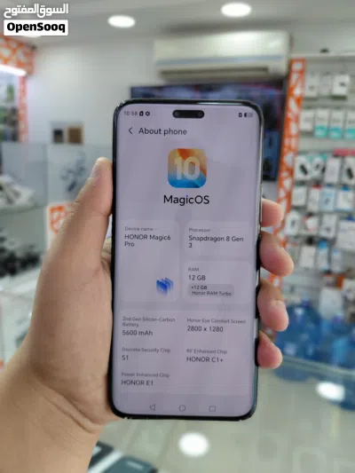 Honor magic 6Pro only back part broken 12/515GB 4