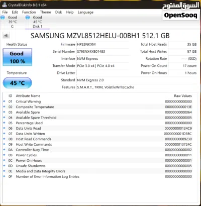 Samsung 512GB NVMe M.2 SSD (PCIe Gen 4x4) – Like New !! in Premium Condition 4