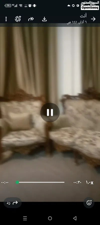 طقم سبع مقاعد منجد حديدد 4